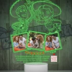 Lampara led 3d Woody y Jessy de Toy Story con 3 fotos