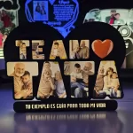 Lampara Led con texto de Tapa te Amo, personalizable con 8 fotos y 1 frase